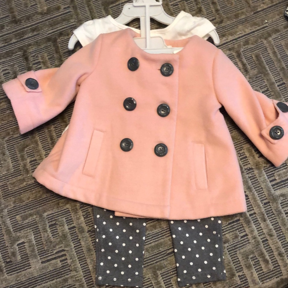 Adorable jacket pants and tee shirt by Savannah
